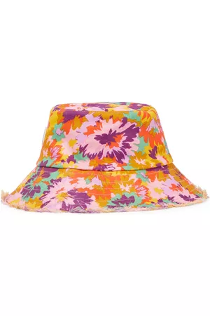 ZIMMERMANN Women Hats - Floral linen bucket hat