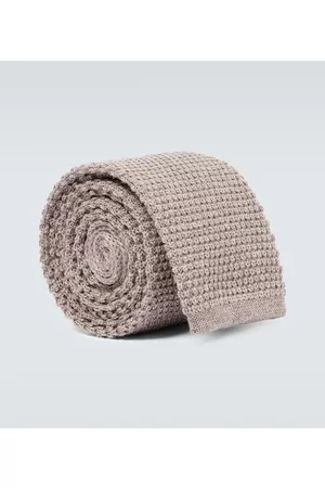 LARDINI Wool knit tie
