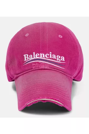 Balenciaga Embroidered cotton baseball cap
