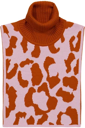 PAADE Intarsia-knit wool-blend shawl