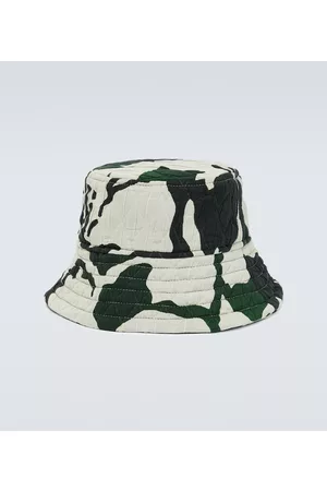 DRIES VAN NOTEN Camouflage quilted bucket hat
