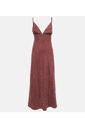 RIXO London Palermo jacquard maxi dress