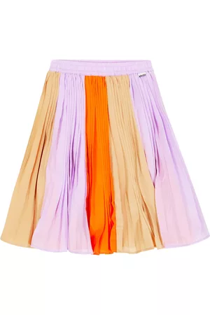 Molo Becky pleated striped skirt