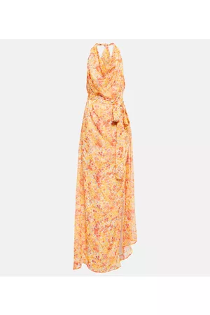 Staud Women Printed Dresses - Adele floral cowl-neck maxi dress
