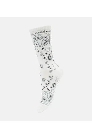 Alanui Bandana cotton-blend socks