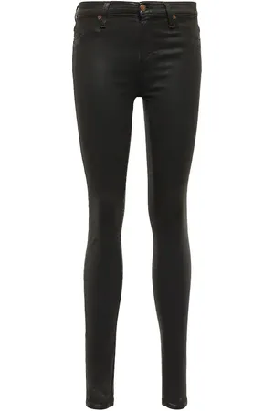 7 for all Mankind Slim Illusion mid-rise skinny jeans