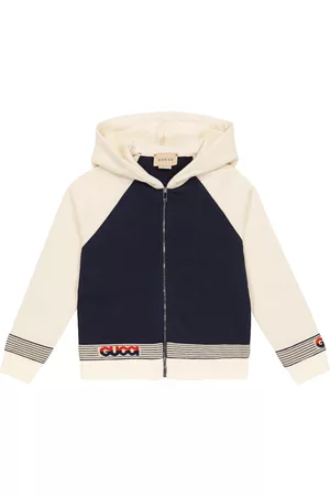 Gucci Hoodies - Baby cotton jersey zip-up hoodie