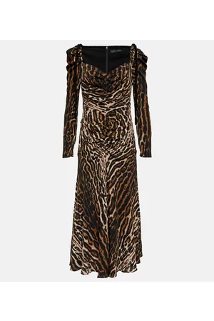 Proenza Schouler Leopard-print midi dress