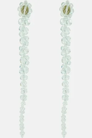 Simone Rocha Crystal-embellished drop earrings