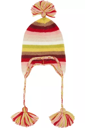 Alanui Striped alpaca wool-blend hat