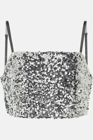 Dorothee Schumacher Shimmering Attraction sequined crop top