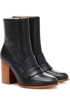 Loewe Leather loafer ankle boots