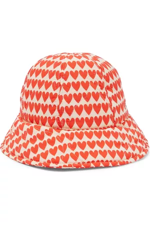Bobo Choses Heart-printed canvas bucket hat