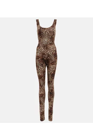 ALEXANDRE VAUTHIER Leopard-print jersey jumpsuit
