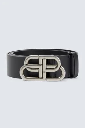 Balenciaga BB leather belt