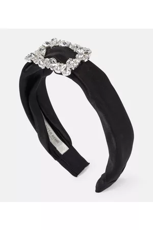 Jennifer Behr Women Headbands - Elise embellished silk headband