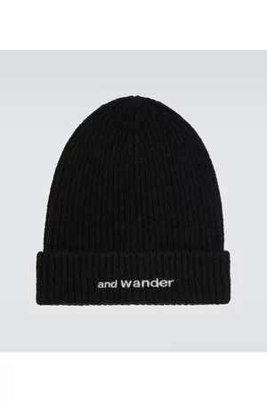 and wander Ribbed-knit wool beanie