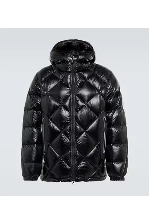 and wander Quilted hooded down jacket
