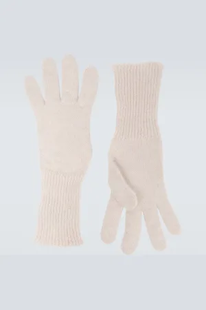 RAF SIMONS Mohair-blend gloves