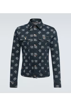 Dolce & Gabbana DG jacquard denim jacket