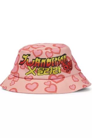 J.W.Anderson X Run Hany printed canvas bucket hat