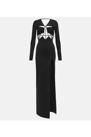 Nensi Dojaka Cutout jersey maxi dress
