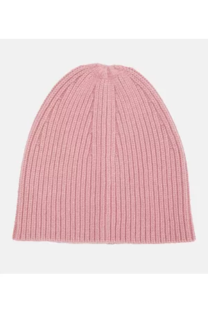 Max Mara Women Beanies - Street ribbed-knit cashmere beanie