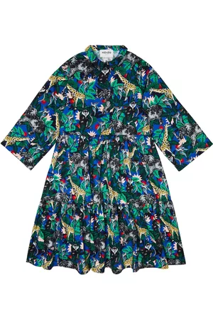 Kenzo Baby Casual Dresses - Printed cotton shirt dress
