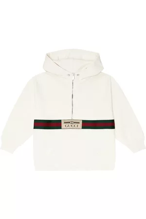 Gucci Web cotton jersey hoodie