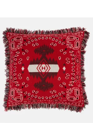 Alanui Bandana jacquard wool-blend cushion