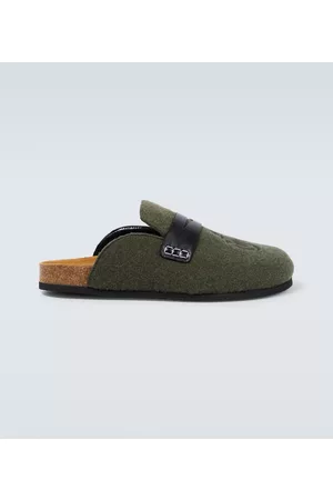 J.W.Anderson Embroidered wool slippers