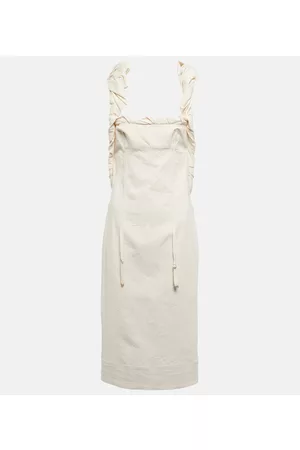 Jacquemus La Robe Crema maxi dress