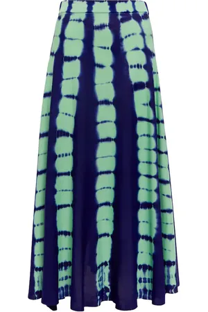 Proenza Schouler Tie-dye A-line midi skirt