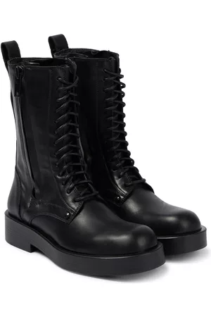 ANN DEMEULEMEESTER Maxim lace-up leather boots