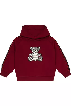 Burberry Boys Hoodies - Thomas Bear embroidered cotton hoodie