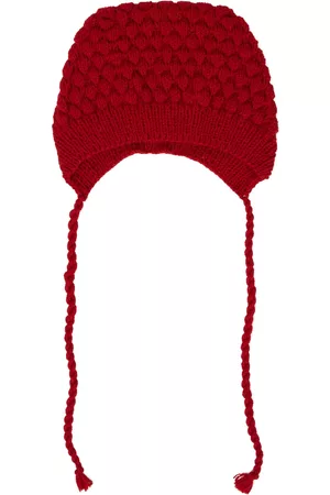 Caramel Bobble wool-blend hat