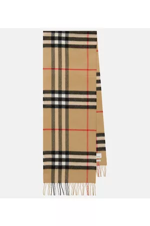 Burberry Women Scarves - Archive Check cashmere scarf
