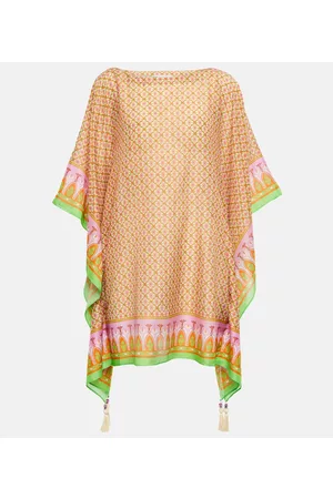 Tory Burch Cotton and silk beach cover-up