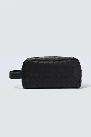 Bottega Veneta Intrecciato leather wash bag