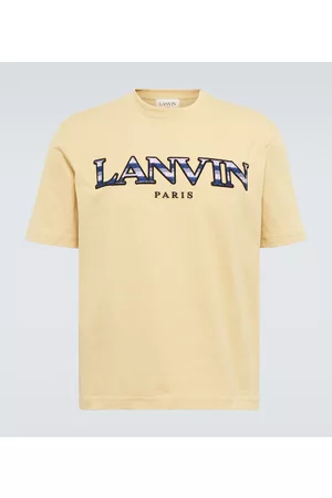 Lanvin Men T-shirts - Logo cotton jersey T-shirt