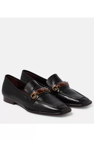 Tory Burch Perrine embellished leather loafers