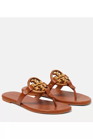 Tory Burch Metal Miller Soft leather sandals