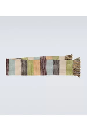 THE ELDER STATESMAN Oasis striped blanket scarf