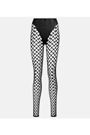 Jean Paul Gaultier Cutout mesh leggings