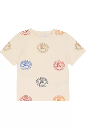 Burberry Girls Short Sleeve - Logo cotton jersey T-shirt