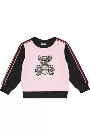 Burberry Girls Sweatshirts - Thomas Bear embroidered cotton jersey sweatshirt