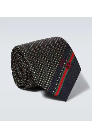 Gucci Interlocking G jacquard silk tie
