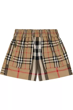 Burberry Girls Shorts - Vintage Check cotton shorts