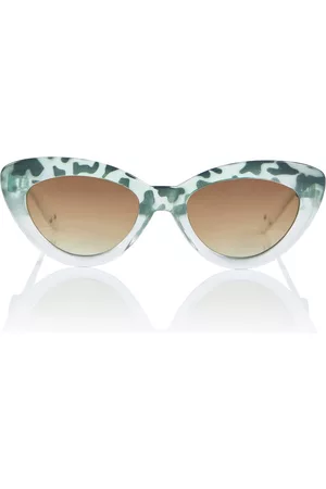 Molo Leopard-print cat-eye sunglasses