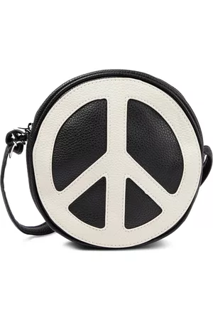 Molo Peace round faux leather crossbody bag